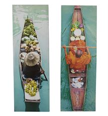PRINT CANVAS RIVER MARKET