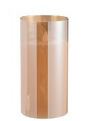 CANDLE LED GLS CYLIN 10X20CM GOLD
