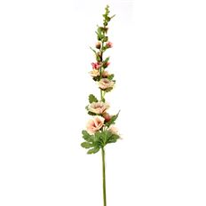 HOLLYHOCK 43" CREAM PINK