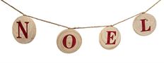 GARLAND WOOD NOEL 47" BROWN/RED