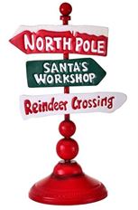 SIGN 15" SANTA'S NORTH POLE