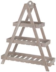 STAND WOOD 3 LEVELS NATURAL