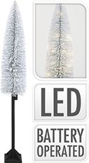TREE WITH SNOW 155CM LED