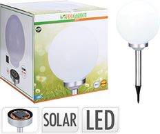 SOLAR LIGHT BALL 30CM WHITE