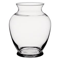 GINGER VASE 6.25" CLEAR 12/CS