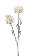 BRANCH POM POM GLITTER WHITE