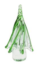 GLASS X-MAS TREE 10X4.5" GREEN