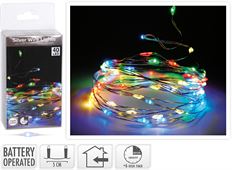 LIGHT 40L MULTI COLOR W/TIMER 80"