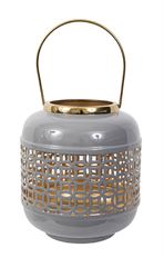 LANTERN 21CM LT GREY