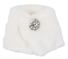 TAFFETA FUR CHAMPAGNE COLLAR