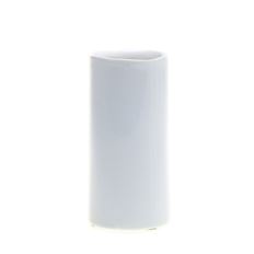 POTTERY ORGANIC ROUND 2.75X5.5 WHT