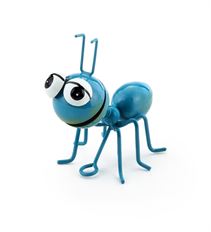 ANT METAL 3.25"X3."5 BLUE