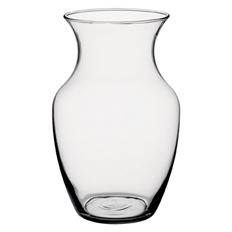 ROSE VASE 8" CLEAR 12/CS