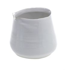 POTTERY TEGAN 3.25X3" WHT