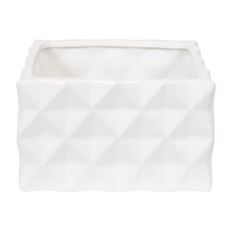 CERAMIC DIAMOND BLOCK 4X6.5" WHITE