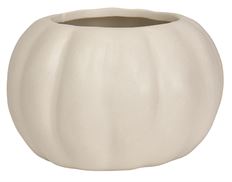 PUMPKIN POT 5" MATTE WHITE