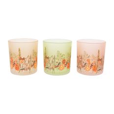 GLASS CYLINDER WILDFLOWER 8CM