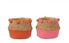 CERAMIC W/TASSELS 17CM 2 ASSORTED