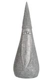 SANTA CLAUS TEARDROP 24CM SILVER