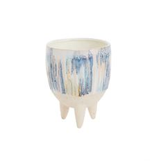 POTTERY FOOTED OASIS 7.25"