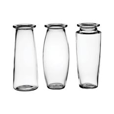 TRIO BOUQUET VASE 9" 12/CS
