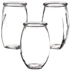 TRIO SHAPE ASST 9" CLEAR 12/CASE