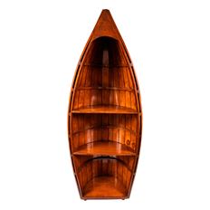 BOOKCASE CANOE 120X50CM NATURAL