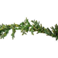 GARLAND 9' DELUXE TRINITY GREEN