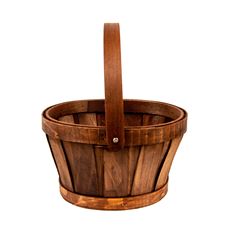 BASKET OVAL 7.5" DK STAIN