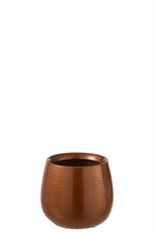 FLOWERPOT CERAMICC 17X15CM ORANGE