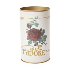 TIN "JE T'ADORE" 8X4.5" MULTI