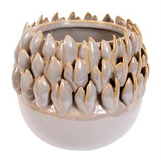 FLOWERPOT IBIZA 11CM GREY