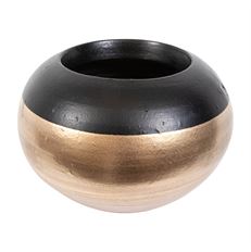 CERAMIC BORDERED BLACK/GOLD 13.5