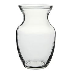 ROSE VASE 8" CLEAR 12/CS