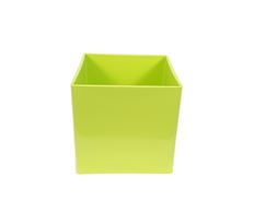 CUBE 5X5X5 KEY LIME PLASTIC
