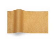 TISSUE WAXED 20X30 KRAFT 250/PK