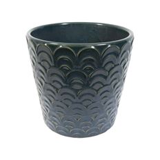 POT FLOWER REACTIVE GLAZE 3ASST