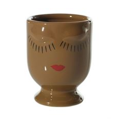 CELFIE VASE 2.75X3.5" CARAMEL