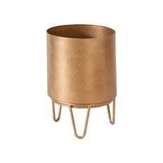 POT METAL JUNEAU 19X14" GOLD