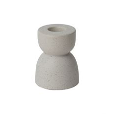 CANDLESTICK SABI 2.75X3.25" IVORY