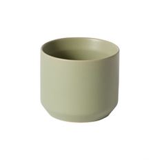 POTTERY CYLINDER 2.75X3.25" GREEN