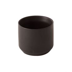 POTTERY CYLINDER 2.75X3.25" BLACK