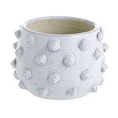 POTTERY FEM ROSA 4.75"X6.5" WHITE