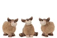 ELK CERAMIC 14CM 3 ASST BROWN