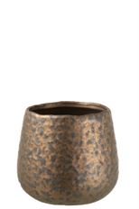 FLOWERPOT DOT 16CM COPPER