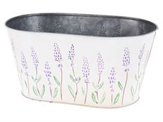 PLANTER 3D FLOWERS OVAL 240X19CM