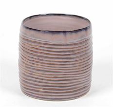 POTTERY ROUND 14CM PINK
