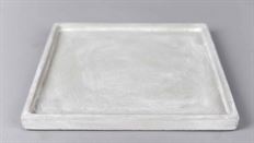 TRAY CEMENT 22X22X2CM GRAY