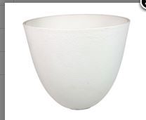 PLANTER ROUND 8.5" WHITE