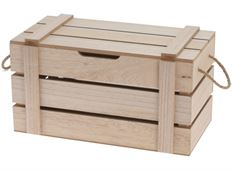 BOX W/LID NATURAL